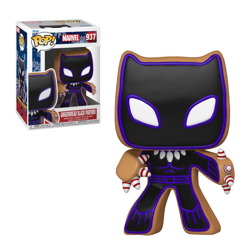 Marvel Holidays - Gingerbread Black Panther (Bobble head)