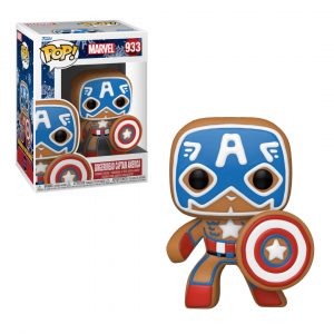 Marvel Holidays - Gingerbread Captain America (Bobble head)