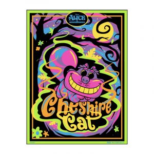 Poster Alice in Wonderland - Cheshire cat (Blacklight)