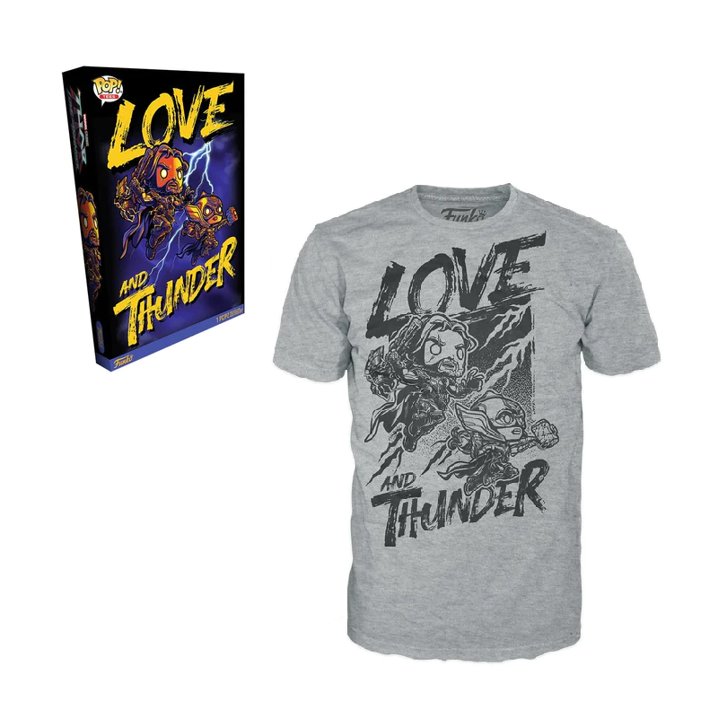Boxed Tee: Thor Love and Thunder - Thor & Jane