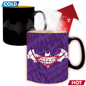 Batman - Batman & Joker Magic Mug with Pin