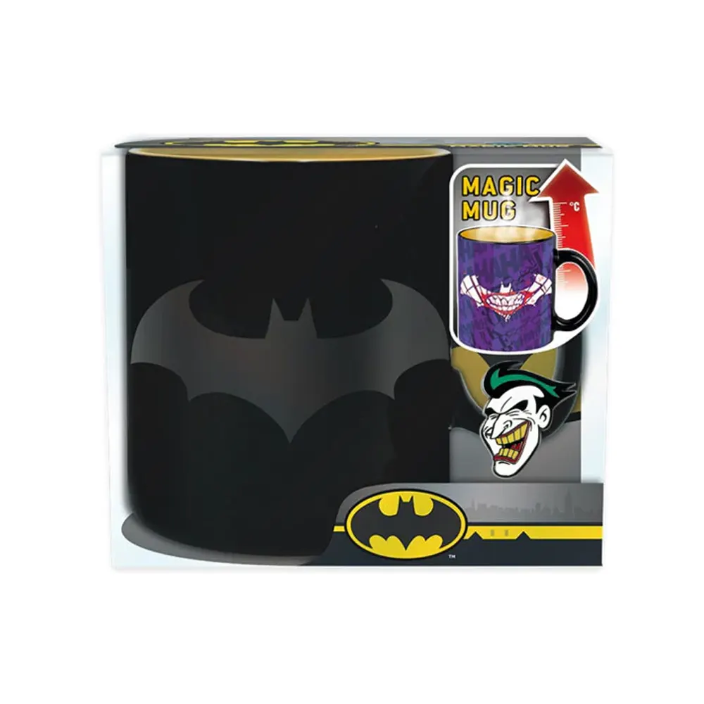 Batman - Batman & Joker Magic Mug with Pin - Imagen 2