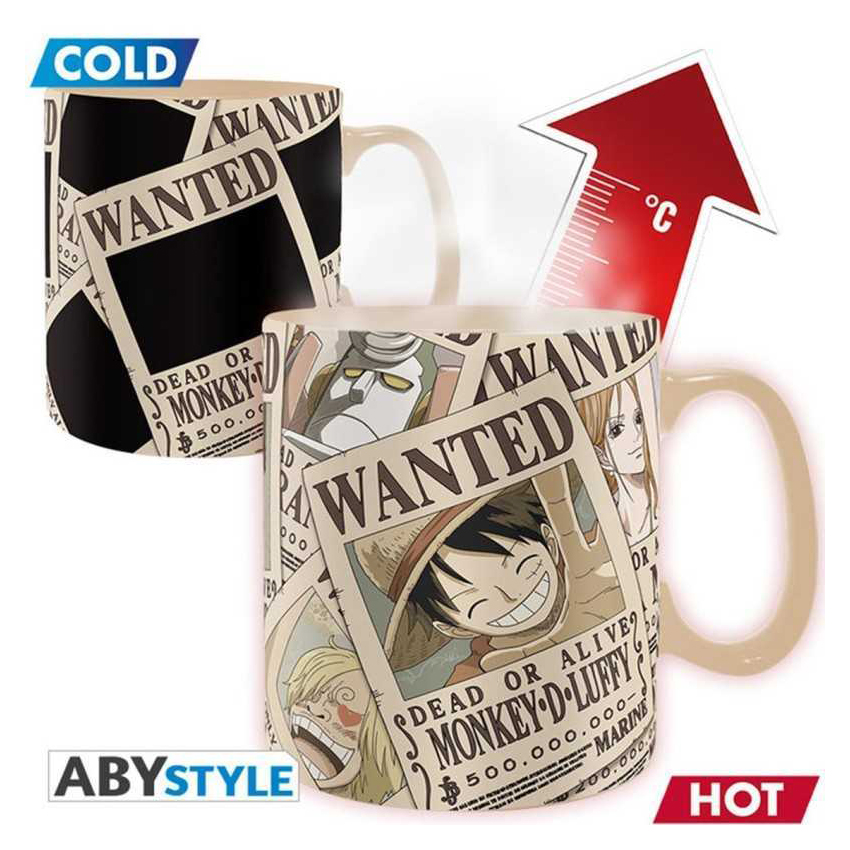 One Piece - Wanted Magic Mug + Coaster - Imagen 2